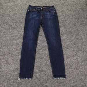 Judy Blue Jeans Womens 7/28 Dark Wash 27" Inseam Denim Skinny Fit J862201DK